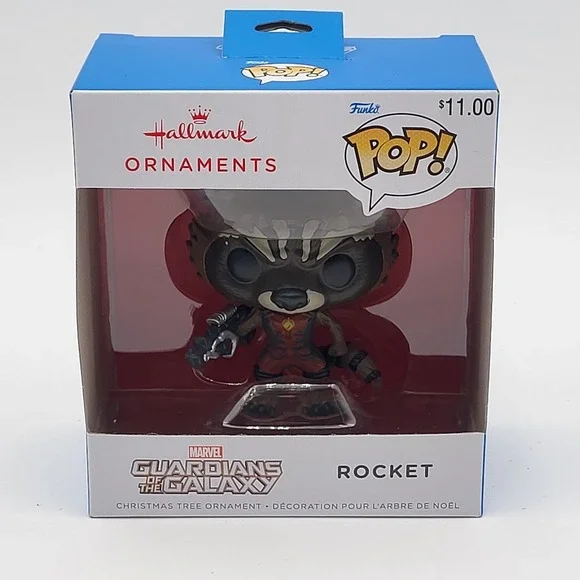 Hallmark‎ Funko Pop! Rocket Marvel Guardians of the Galaxy Christmas Ornament