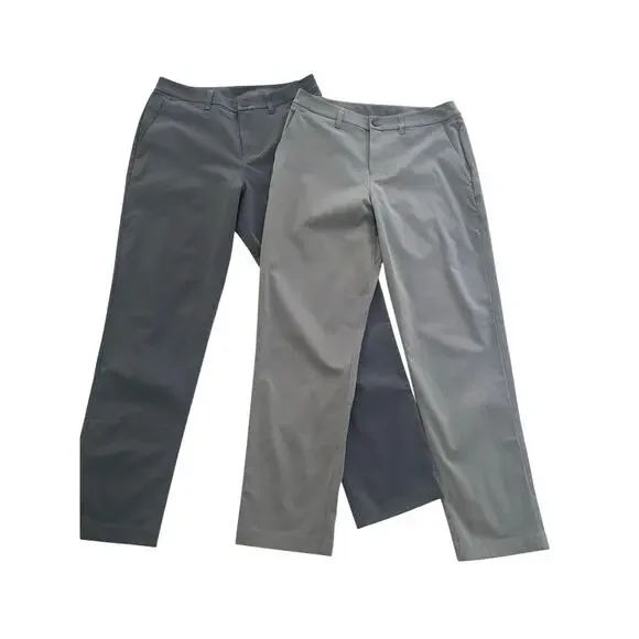 Lot of Lululemon Pants Mens 30 Gray Commission Slash Pockets Chino Trousers XC