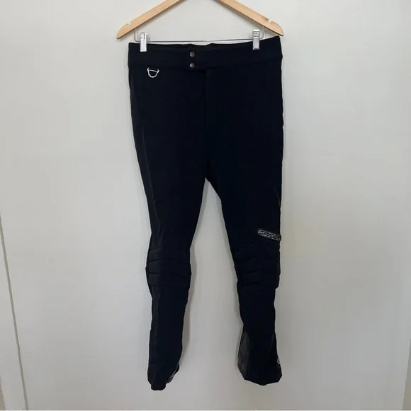 Spyder Mens Ski Race Snow Pants Padded Size 34 Fits Womens Large