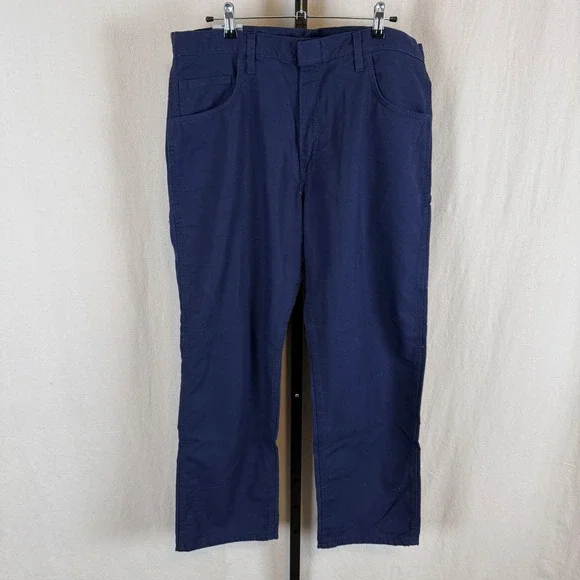 Bulwark FR Navy Flame Resistant Work Pants PLJ6NV4 38x30 CAT 2 NFPA 2112 NEW
