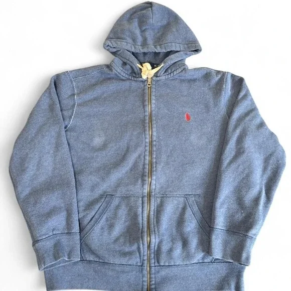 Navy blue Polo Ralph Lauren zip up hoodie