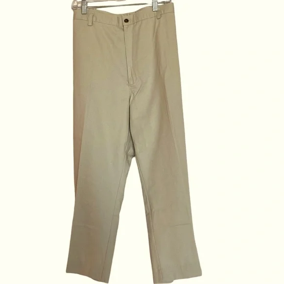 HAGGAR GENERATIONS big man pants. Cotton Flat front Button back pockets 45/24 C