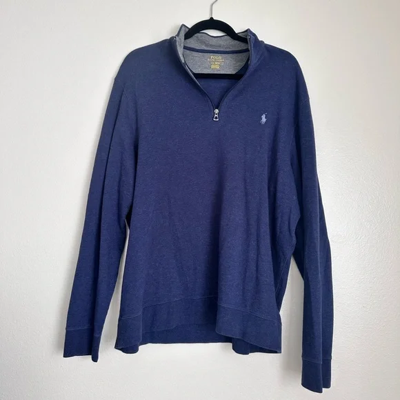 Polo by Ralph Lauren Blue Zip Up Sweater