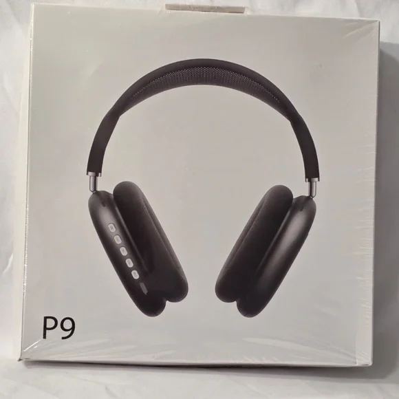 Black New P9 Pro Max Wireless Headphones With Microphone Headset