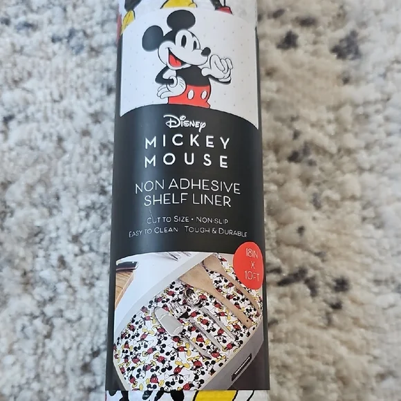 Disney Mickey Mouse Non-Adhesive Shelf Liner 18in x 10ft