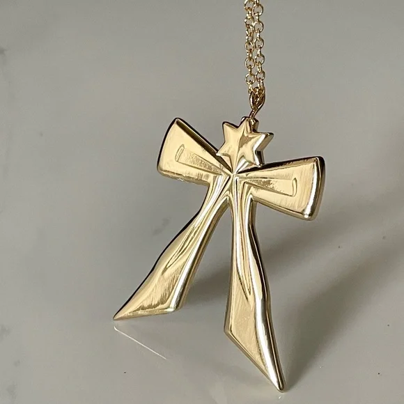 Gold Ribbon Palladium Ornament by Georg Jensen