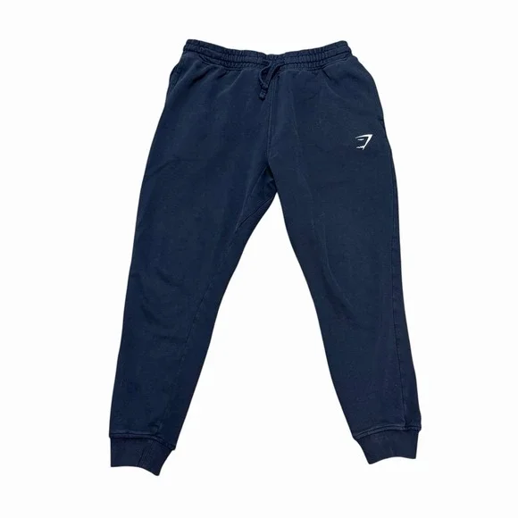 Gymshark Crest Joggers Navy Blue Men's Size‎ M