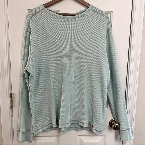 Polo by Ralph Lauren Blue Waffle Shirt. XXL