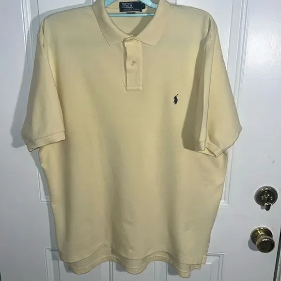 Polo Ralph Lauren shirt yellow blue