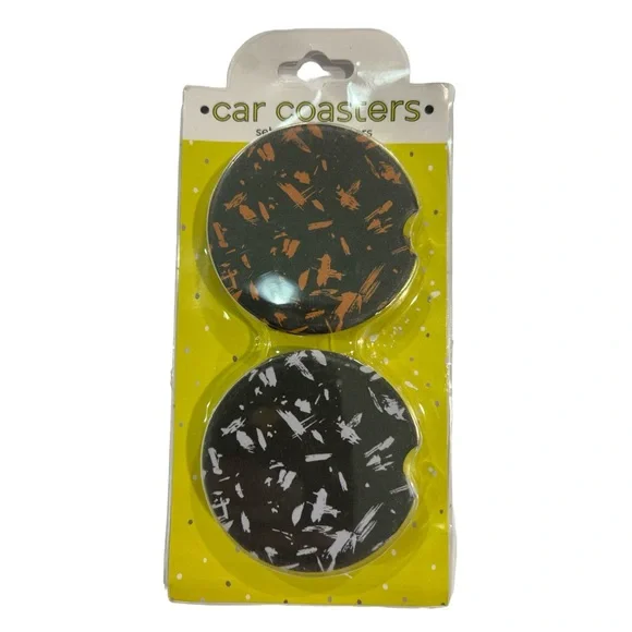 NEW 4 Ceramic Car Coasters