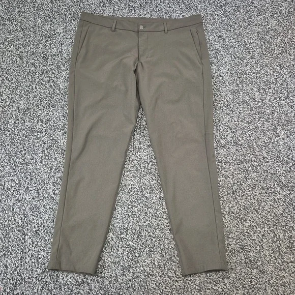 Lululemon Commission Pant Slim Mens 40x31 Warpstreme‎ Chino Green