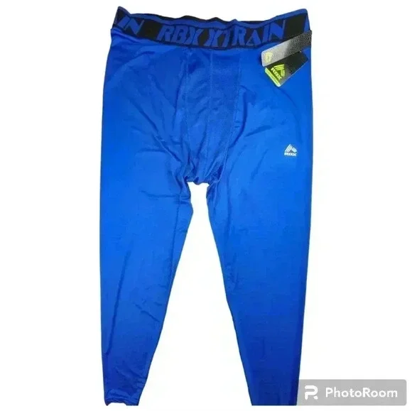 RBX Pro X-Dri Compression Leggings Royal blue men's # CRM742 XL NWT