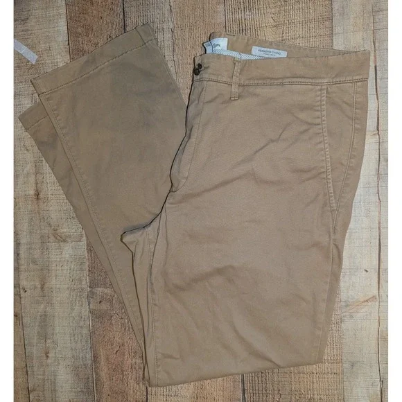 Goodfellow & Co Hennepin Chino Pants Mens 38x32 Khaki Very Good Straight Fit