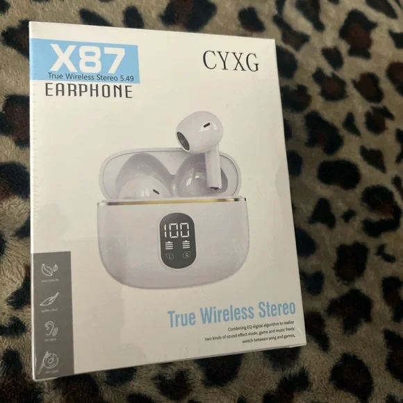 X87 True Wireless Stereo Earphones - White