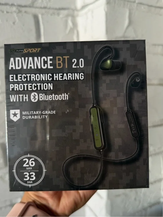 SPORT Advance BT 2.0 Bluetooth Electronic Hearing Protection - Green