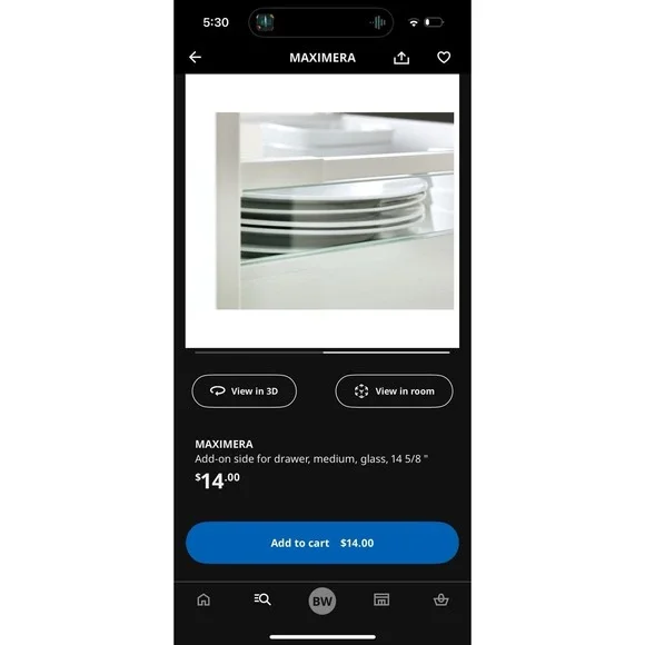 Brand New IKEA MAXIMERA 14 5/8