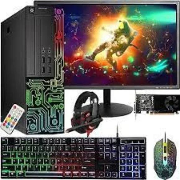 Dell Gaming OptiPlex Desktop PC, Intel Core i7, GeForce GT 1030 2GB