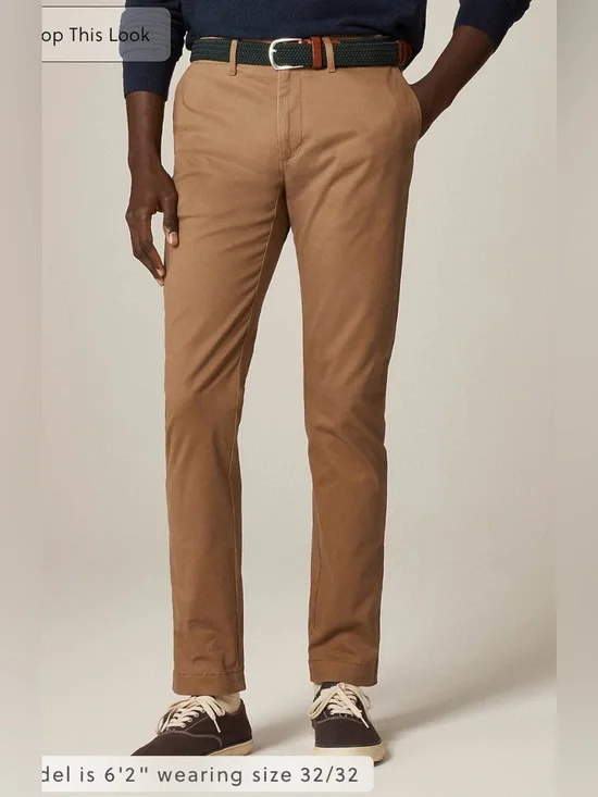 J.Crew New Slim Fit Stretch Chino