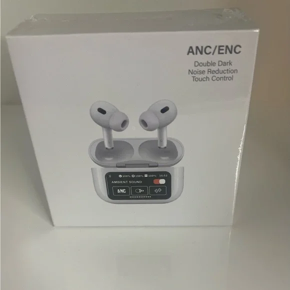 Wireless Earbuds with ANC/ENC - White