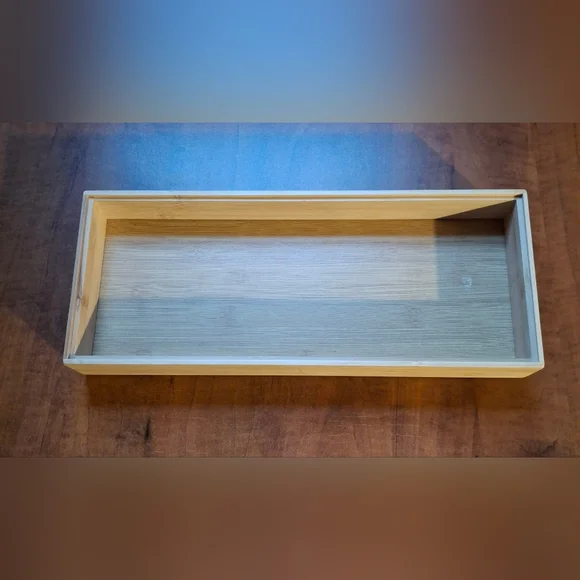 Practical Bamboo Drawer Organizer - Ideal for Office & Kitchen - 6x15x2 inch