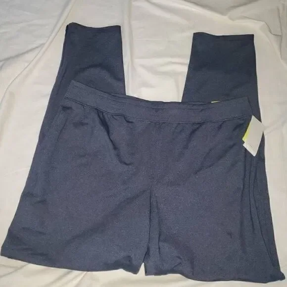 NWT All in Motion Navy Blue Nylon Jogger Pant Large