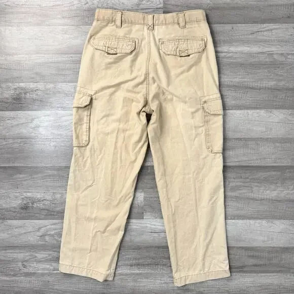 St. John's Bay Utility Cargo Pants 32x30 Khaki Workwear Outdoor