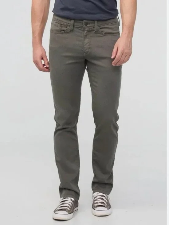 DUER No Sweat Slim Straight Pants Gray 38x32 Stretch Performance Mens