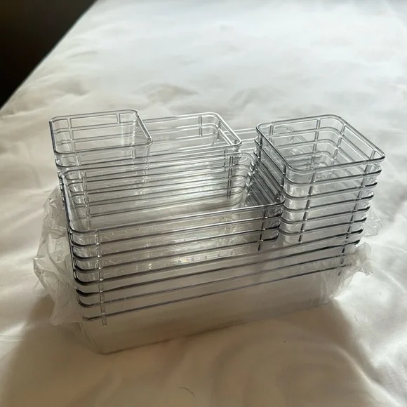 21 pc organizing dividers for drawers