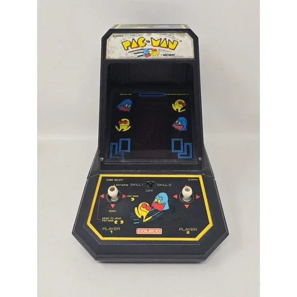 1981 Coleco/Midway PAC-MAN 2390 Tabletop Arcade System Works U277