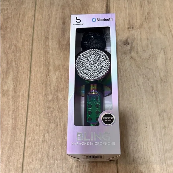 Bling Iridescent Bluetooth Karaoke Microphone -