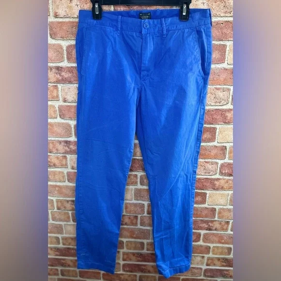 Men’s 100% cotton J Crew Cotton straight fit stretch Chinos