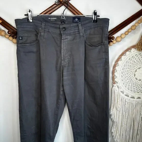 Adriano Goldschmied Gray The Graduate Tailored Leg Pants