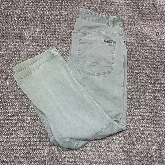 Columbia Mens Hiking Work Pants Size 34x32 Gray Outdoor Utility‎ Casual