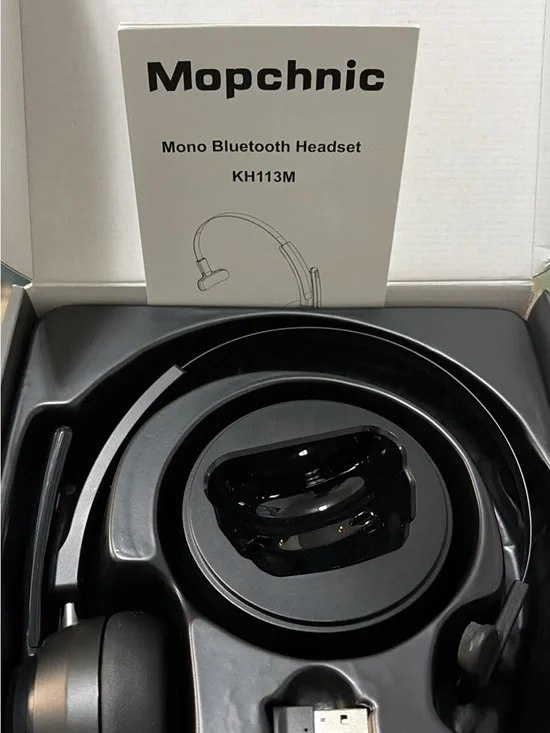 Mopchnic Mono Bluetooth Headset in Black