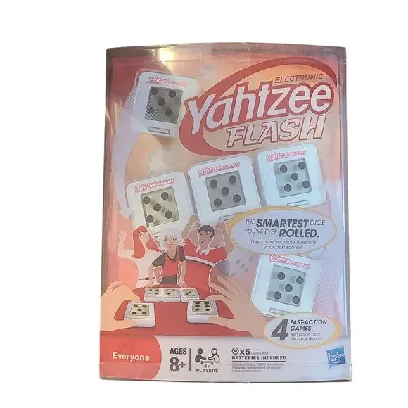 2009 VINTAGE HASBRO ELECTRONIC YAHTZEE FLASH FAST ACTION FAMILY GAME BRAND NEW