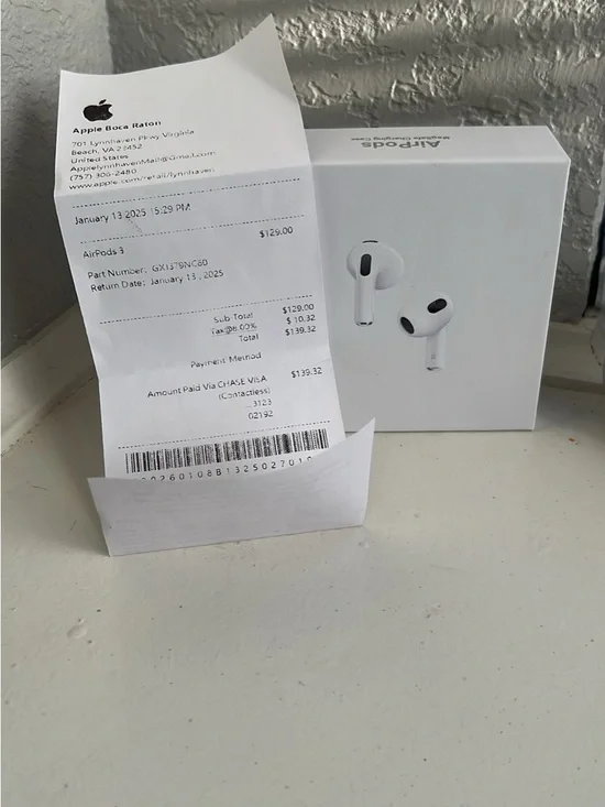 Apple AirPods 3rd Gen Wireless Earbuds - White