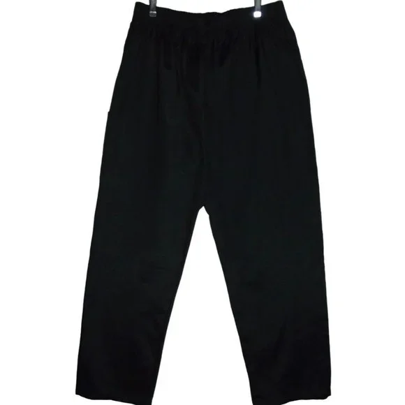 Beverly Hill Uniforms Mens XL Solid Black Cargo Scrub Pants