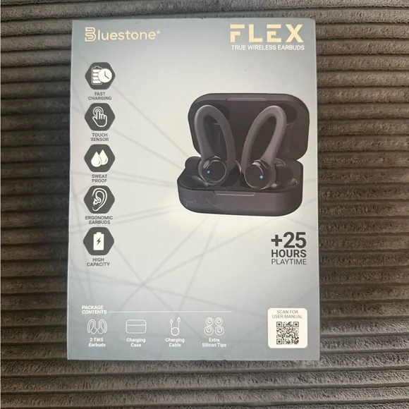 Flex True Wireless Earbuds - Black