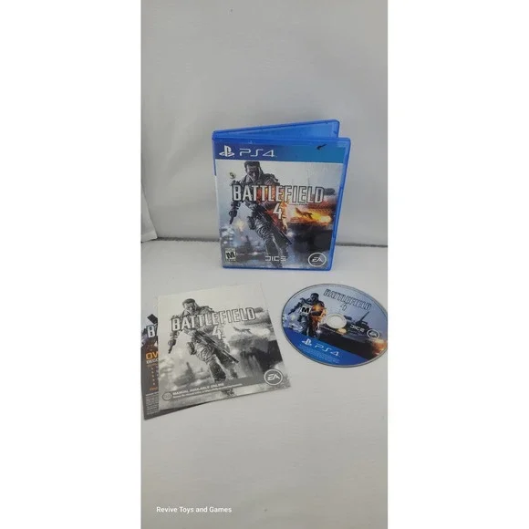 Battlefield 4 (Sony PlayStation 4, 2013) CIB‎ Complete Tested and Working Great