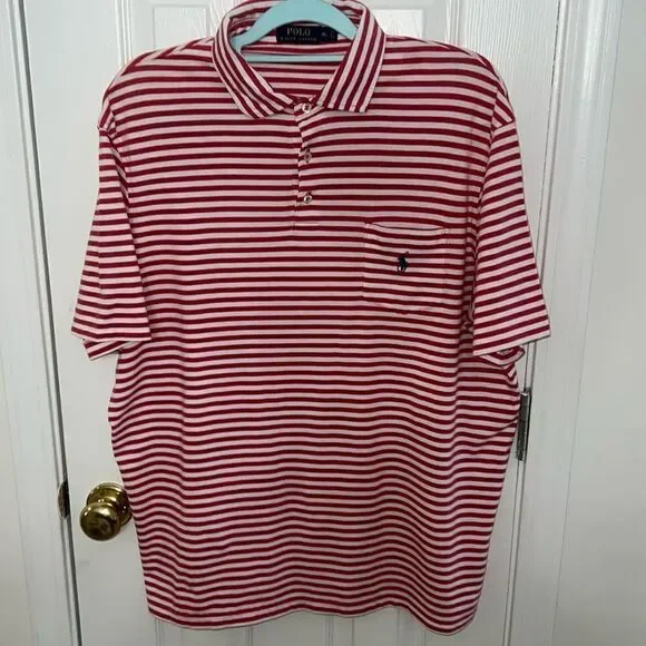 Polo Ralph Lauren shirt red white blue