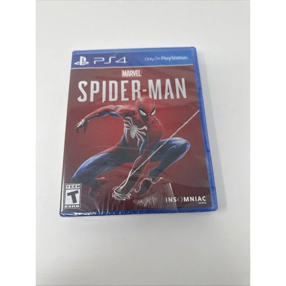 Marvel Spider-Man in case (Sony PlayStation 4, 2018) PS4 Not For Resale Edition