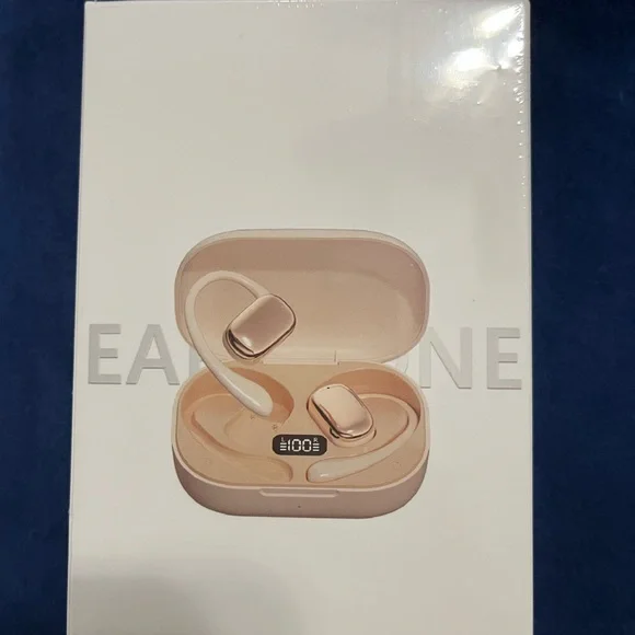 Wireless Earbuds with Charging Case - Black - New