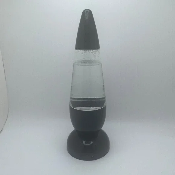 Glitter Lava Lamp - Motion Liquid‎ Glitter Lamp for Room Decor - Silver Base