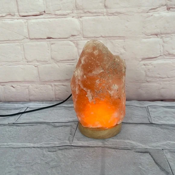 Himalaya crystal salt lamp usb plug rose color
