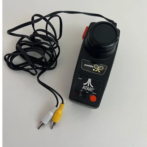 Atari Paddle Plug It In & Play TV Games Jakks Pacific 2004 Retro Handheld System