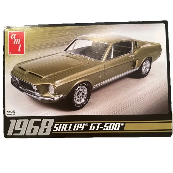 3D Drag Chassis For AMT 1968 Shelby GT 500 1:25‎ Model Kit Open Box