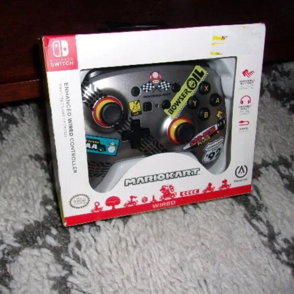 PowerA Enhanced Wired Controller for Nintendo Switch - Mario Kart