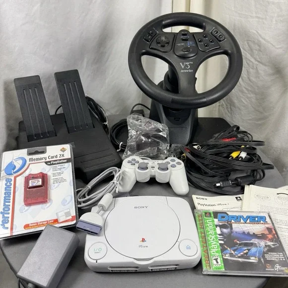 PS One Console And Racing Bundle