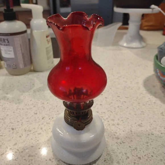 Mini Glass Oil Lamp