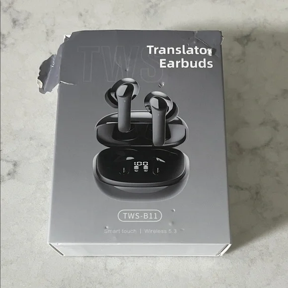 TWS-B11 Wireless Translator Earbuds - Black